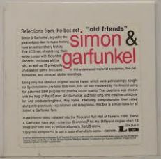 SIMON & GARFUNKEL CD OLD FRIENDS SELECTIONS FROM BOX NM